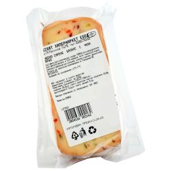 Bergader пушено сирене базилс с чили, на килограм (1 кг)