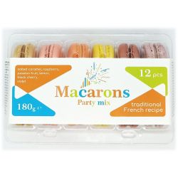 Toma's Bakery Party Mix замразени френски макарони, 12 броя (180 г)