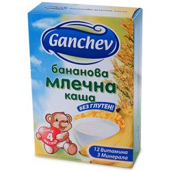 Ганчев млечна бананова каша (200 г)