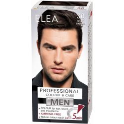 Elea Pro Men боя за коса, тъмно кафяв 3.0 (1 бр.)