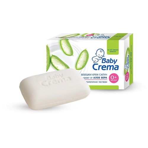 Baby Crema бебешки крем сапун алое, 0+ месеца (75 г)