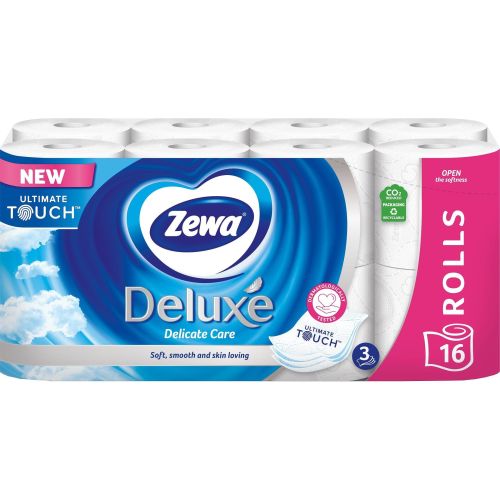 Zewa Deluxe Delicate Care трипластова тоалетна хартия (16 бр.)
