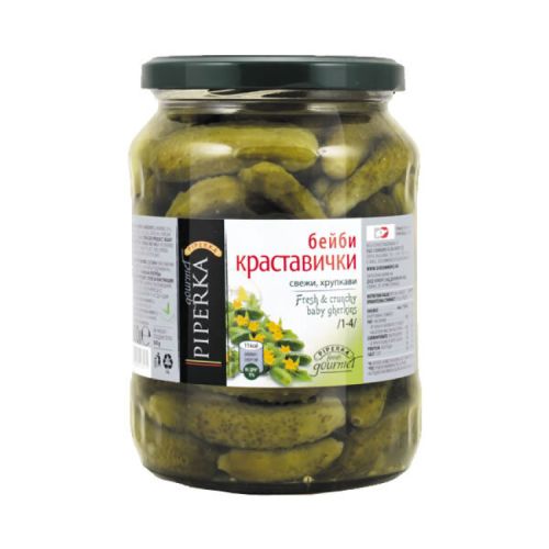 Piperka бейби краставички (680 г)