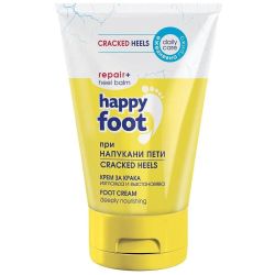 Happy Foot изглаждащ крем при напукани пети с 10% UREA (100 мл)