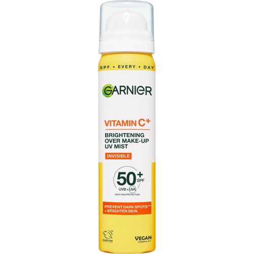 Garnier Invisible слънцезащитен спрей с витамин C, SPF50+ (75 мл)