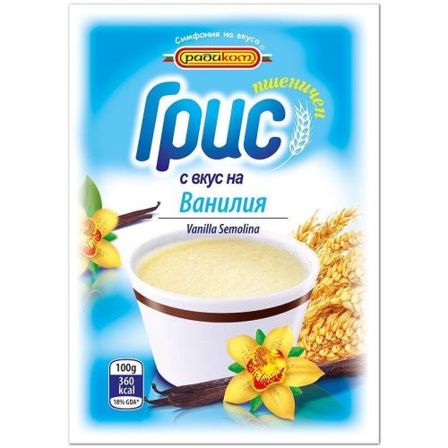 Радиком пшеничен грис с вкус на ванилия (100 г)