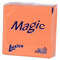 Luxica Magic цветни салфетки , 2 пласта, 33х33 см, 40 бр. (40 бр.)