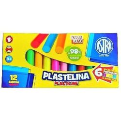 Astra пластелин, 12 цвята, от които 6 неонови цвята (1 бр.)