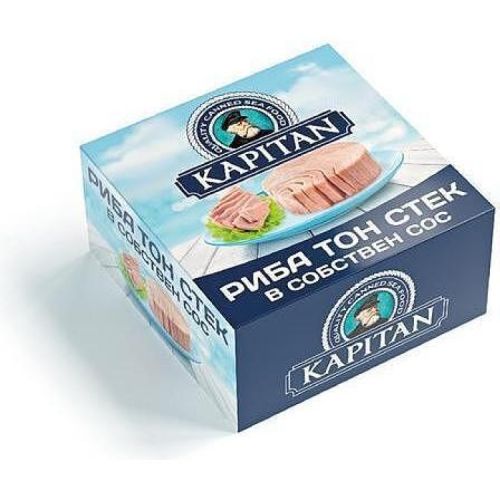 Капитан риба тон стек в собствен сос (80 г)