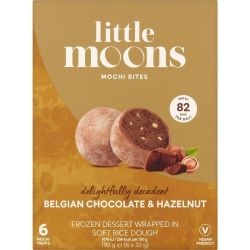 Little Moons сладолед мочи шоколад и лешници (192 г)