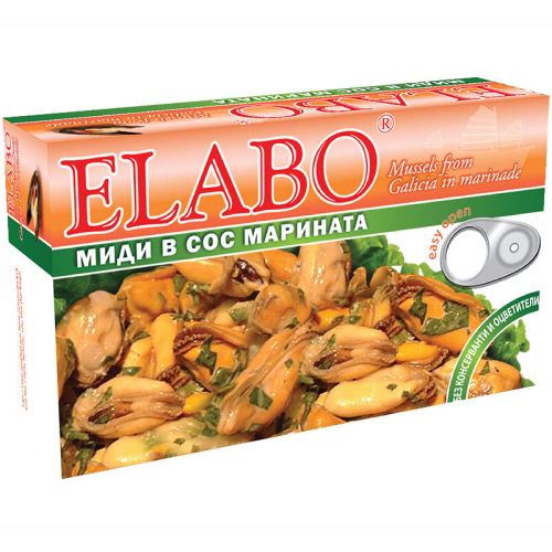 Elabo миди в сос марината (111 г)