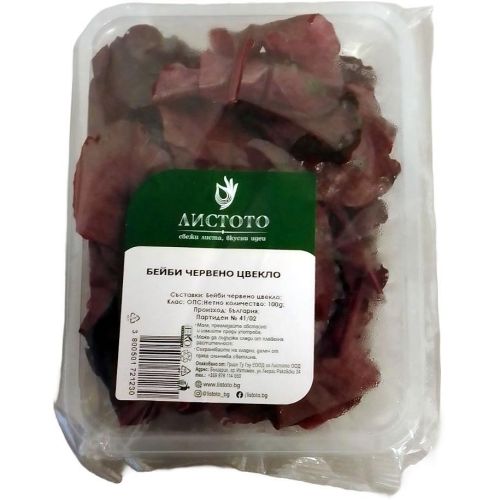 Листото нарязани корени от бейби червено цвекло (100 г)