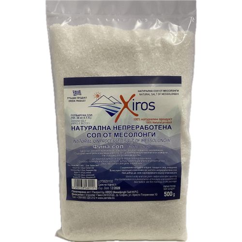 Xiros фина сол от Месолонги (500 г)