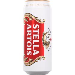 Stella Artois бира, кен (500 мл)