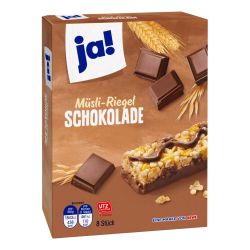 Ja! мюсли бар с шоколад, 8 бр. х 25 г (200 г)