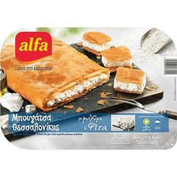 Alfa Foods гръцка баница бугаца със сирене фета и пармезан, замразена (450 г)