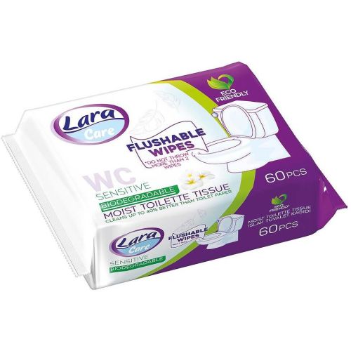 Lara влажна тоалетна хартия лайка (60 бр.)