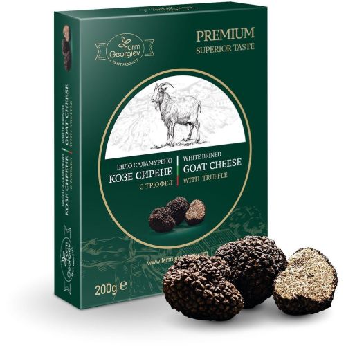 Ферма Георгиев козе сирене с трюфел (200 г)