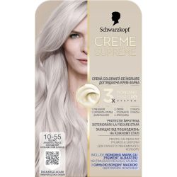 Creme Supreme боя за коса хладно сребърно сиво, 10-55 (1 бр.)