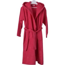 PNG Комфорт халат за баня с качулка, розов S-L, размер L
