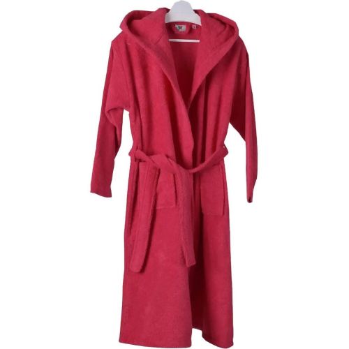 PNG Комфорт халат за баня с качулка, розов S-L, размер L