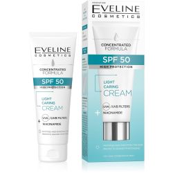 Eveline Cosmetics слънцезащитен хидратиращ крем за лице с ниацинамид, SPF50 (30 мл)