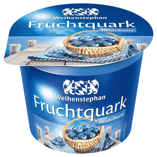 Weihenstephan плодова извара боровинка или манго (500 г)