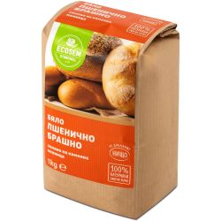 Екосем бяло пшенично брашно на каменна мелница (1 кг)