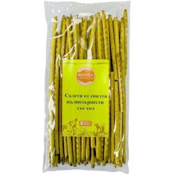 Biomila био пълнозърнести солети от спелта със сол (100 г)