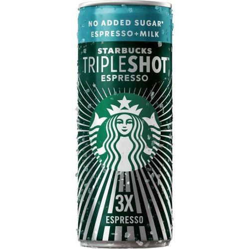 Starbucks Espresso Tripleshot охладена напитка, без захар (300 мл)