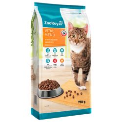 ZooRoyal котешка храна гранули с витамини (750 г)