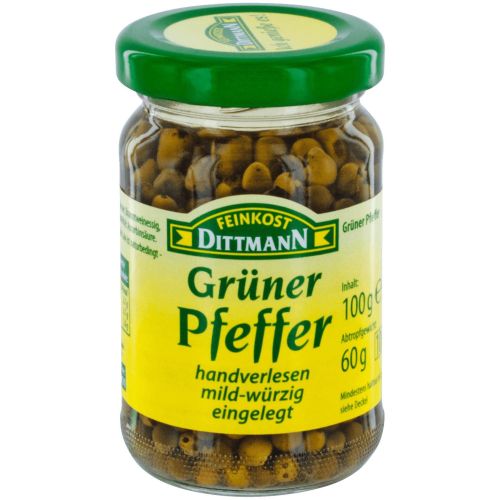 Feinkost Dittmann зелен пипер (60 г)