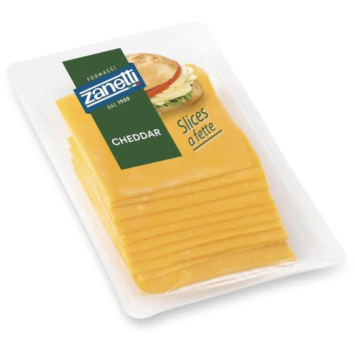Zanetti сирене чедър, слайс (120 г)