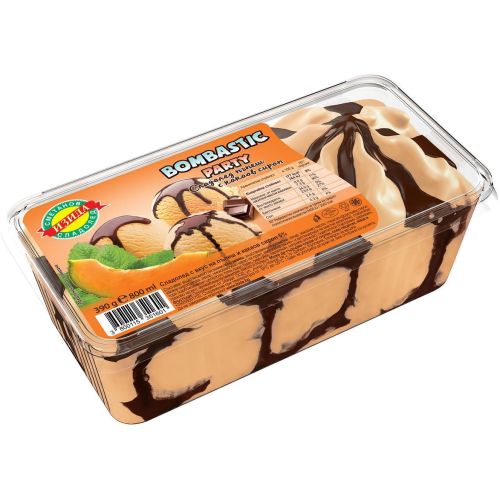 Изида Bombastic Party сладолед пъпеш с какаов сироп (800 мл)
