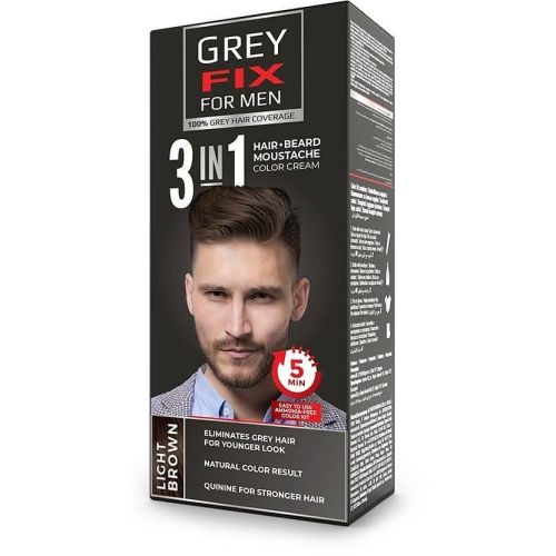 Grey Fix боя за коса за мъже, светло кафяво (40 мл)