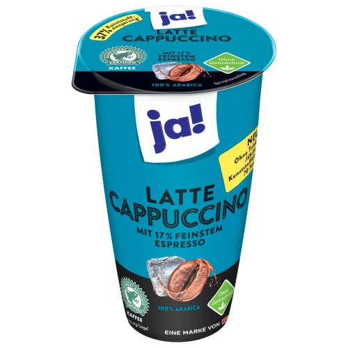 Ja! млечна напитка капучино (250 мл)