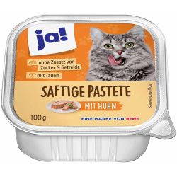 Ja! храна за котки пастет, различни видове (100 г)