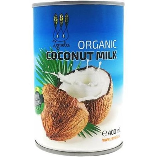 Земела био кокосово мляко 17 % масленост, кен (400 мл)