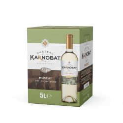 Шато Карнобат бяло вино мускат Bag In Box (5 л)