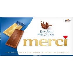 Merci млечен шоколад със сметана (100 г)