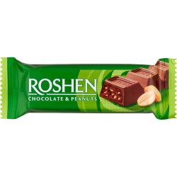 Roshen бар млечен шоколад с фъстъци (29 г)
