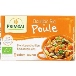 Primeal био пилешки бульон без палмово масло, 8 бр. х 10 г (80 г)