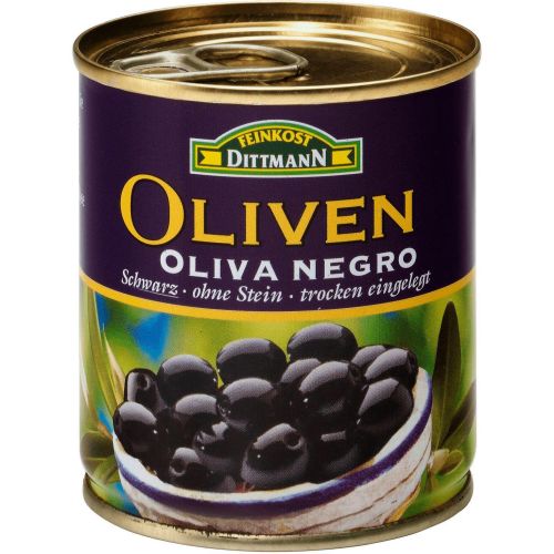 Feinkost Dittmann черни маслини без костилка (85 г)