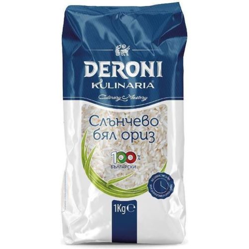 Deroni слънчево бял ориз (1 кг)