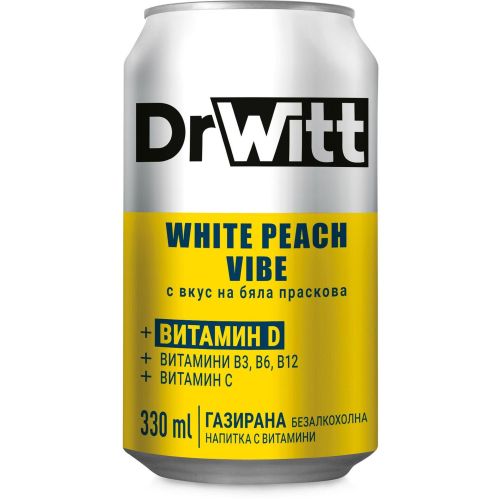 Dr Witt Vibe витаминна газирана напитка, кен (330 мл)
