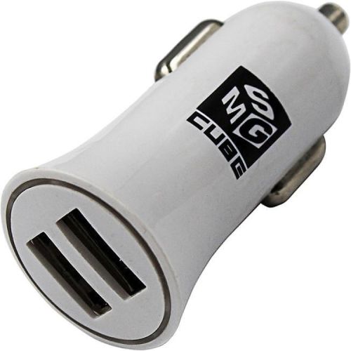 MSG Cube адаптер, 12V, 2 USB, бял (1 бр.)