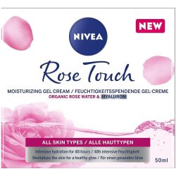 Nivea Rose Touch хидратиращ дневен крем (50 мл)