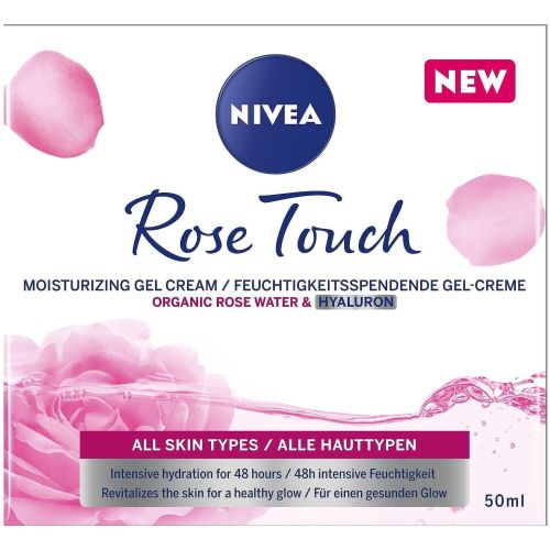 Nivea Rose Touch хидратиращ дневен крем (50 мл)