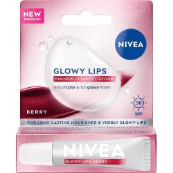 Nivea Glowy Lips Berry гланц за устни SPF30 (10 мл)