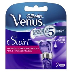 Venus Swirl ножчета за бръснене, 2 бр. (1 бр.)